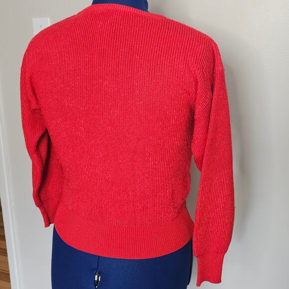 Mondi Red Wool Knit Sweater - Picture 2 of 8